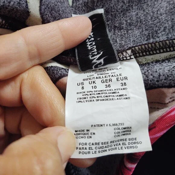 Miraclesuit Notched V Floral Print One Piece Swimsuit - Picture 12 of 15